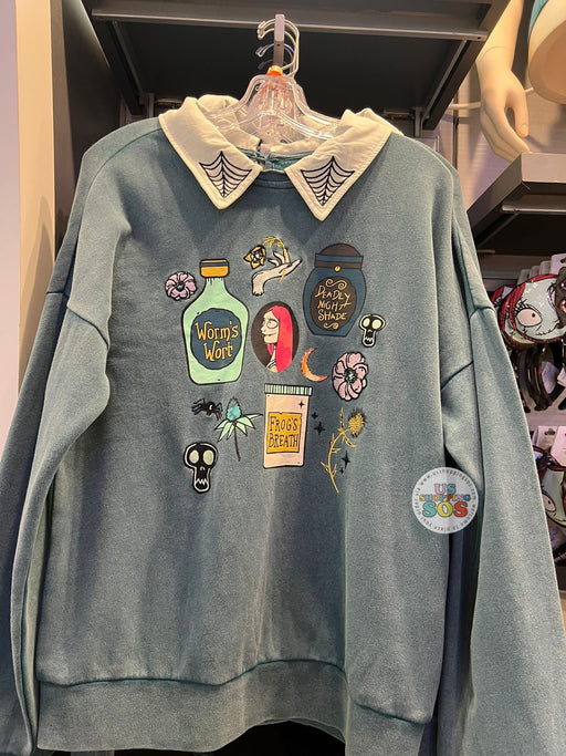 DLR/WDW - Tim Burton’s The Nightmare Before Christmas - Sally White Collar Green Pullover (Adult)