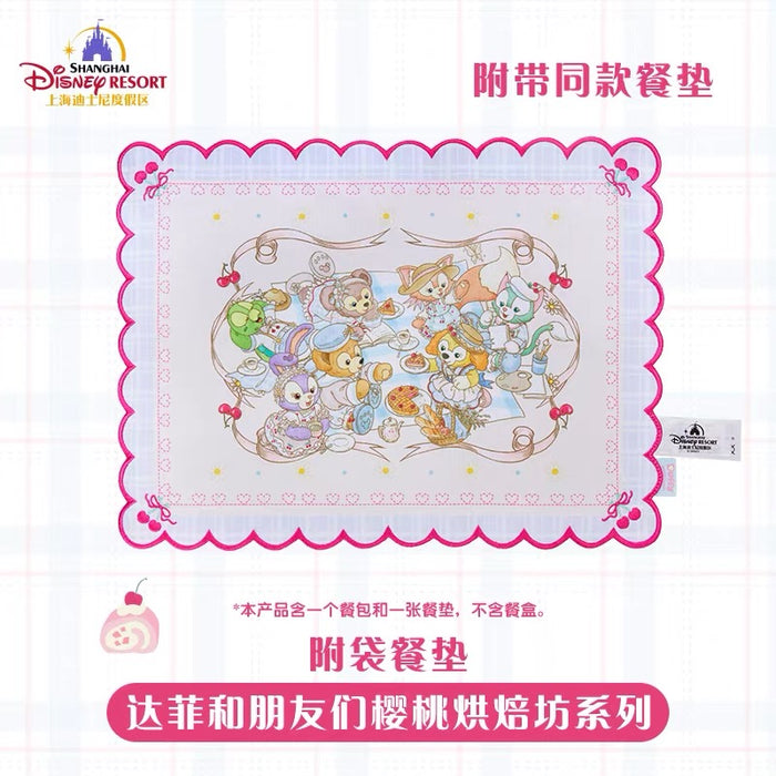 SHDL - 2026 Duffy & Friends Cherry Bakery Collection x Lunch Bag  & Placemat Set of 2 (Release Date: Jul 8, 2026)