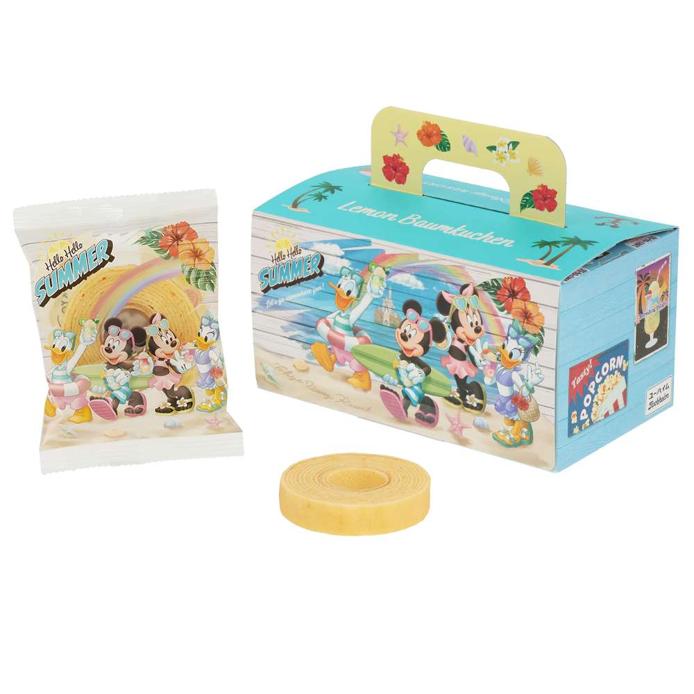 TDR - 2026 Mickey & Friends "Hello Hello Summer!!" Collection x Baumkuchen Cake Box Set (Release Date: Jun 11, 2026)