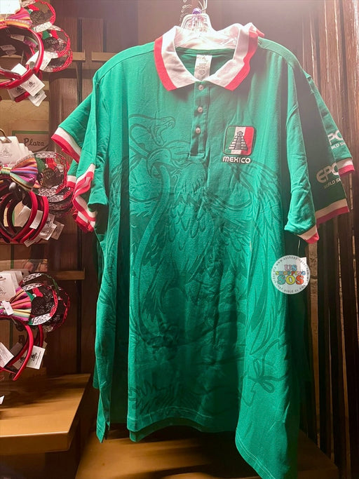 WDW - Epcot World Showcase Mexico 2026 - Eagle Green Polo Shirt (Adult)