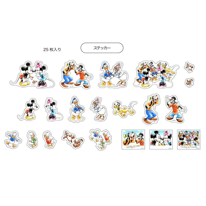 JDS - 2026 Sticker Collection x Mickey & Friends Good laugh Clear Stick and Peel Sticker
