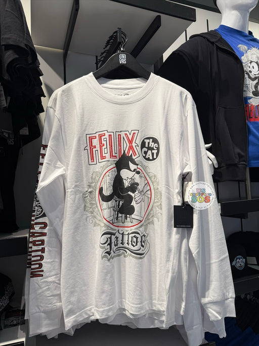 Universal Studios - Felix the Cat - White Long Sleeve T-shirt (Adult)