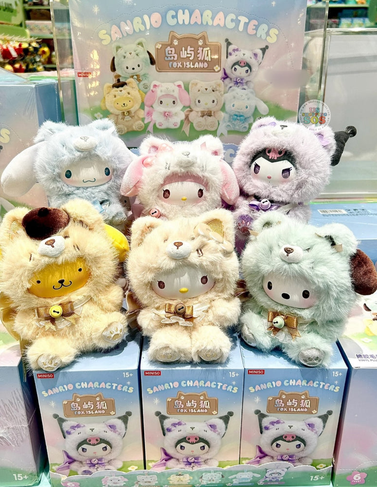 5点セット サンリオ フォックスアイランド SANRIO FOX  Miniso x Sanrio Collaboration! The 