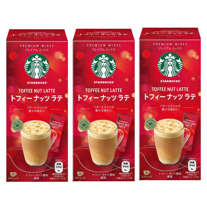 Starbucks Japan - Toffee Nut Latte Premium Mix (4 Bags) — USShoppingSOS