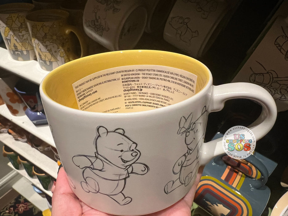 DLR/WDW - Winnie the Pooh Sketch Mug
