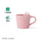 Starbucks China - Valentine’s Pink Kitty 2024 - 13. Kitty on Pink Embossed Ceramic Mug 296ml