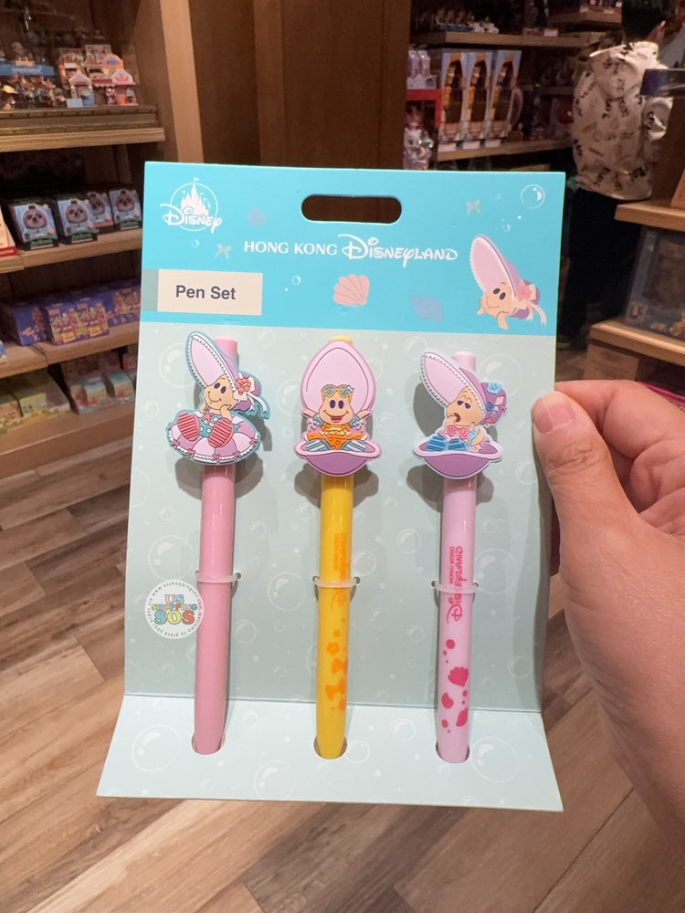 HKDL - 2026 Baby Oysters Shimmering Summer Collection x Baby Oyster Pens Set of 3