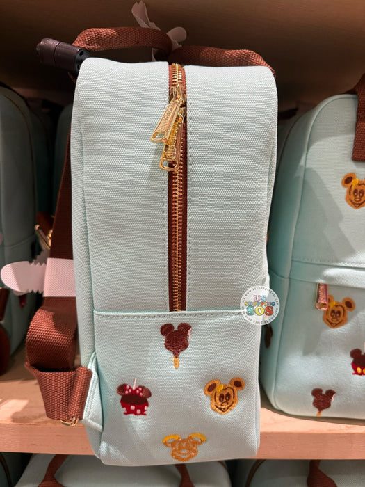DLR/WDW - Loungefly Disney Treats All-Over-Print Icons Embroidered Canvas Backpack