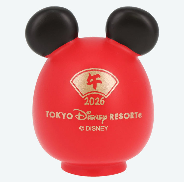 TDR - 2026 Happy New Year Mickey & Friends Collection x Mickey & Friends "Daruma" Shaped Figure Blind Box (Release Date: Dec 1, 2025)