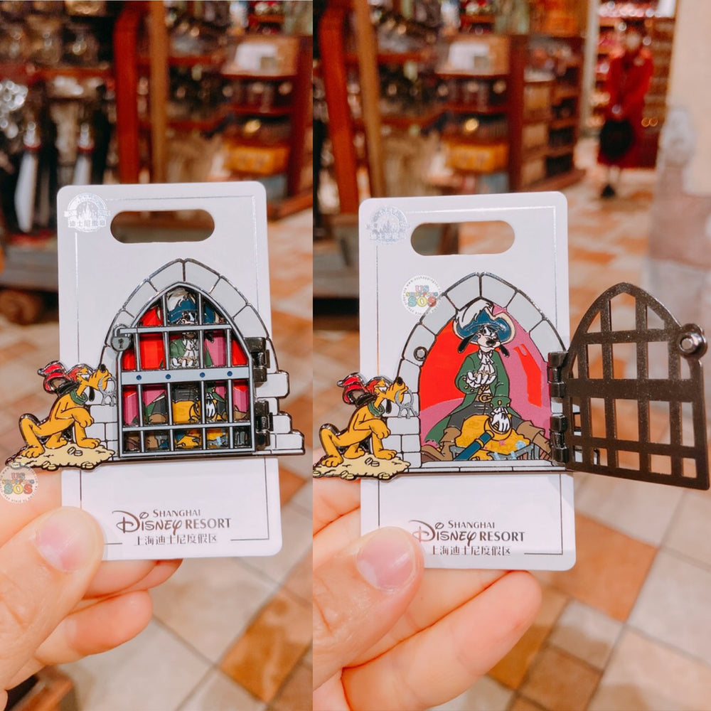 SHDL - Mickey & Goofy Pirates In The Caribbean Collection x Goofy & Pluto Pin