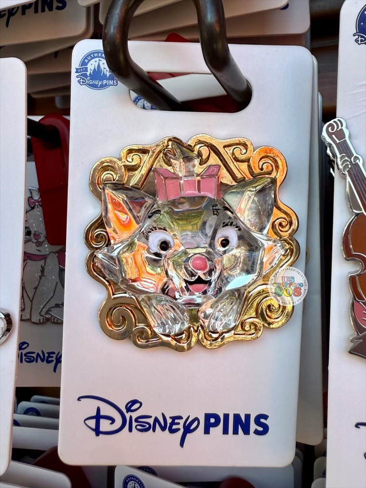 DLR/WDW - Sculpted Acrylic Character Marie Pin (1/1/2025)