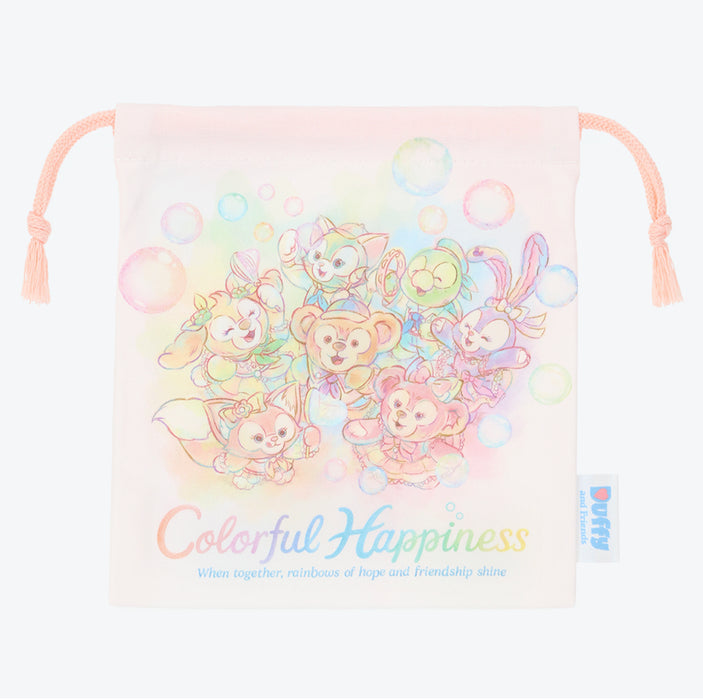TDR - Duffy & Friends 20th Anniversary: Colorful Happiness x Duffy & Friends Drawstring Bags Set (Release Date: Apr 8, 2025)