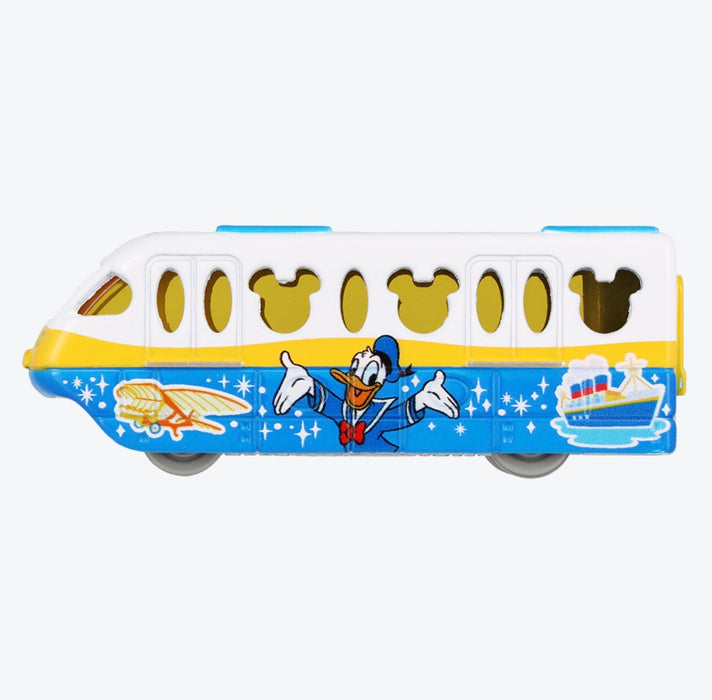 TDR - Disney Resort Line Tomica Toy Car x Donald Duck, Huey, Dewey, and Louie