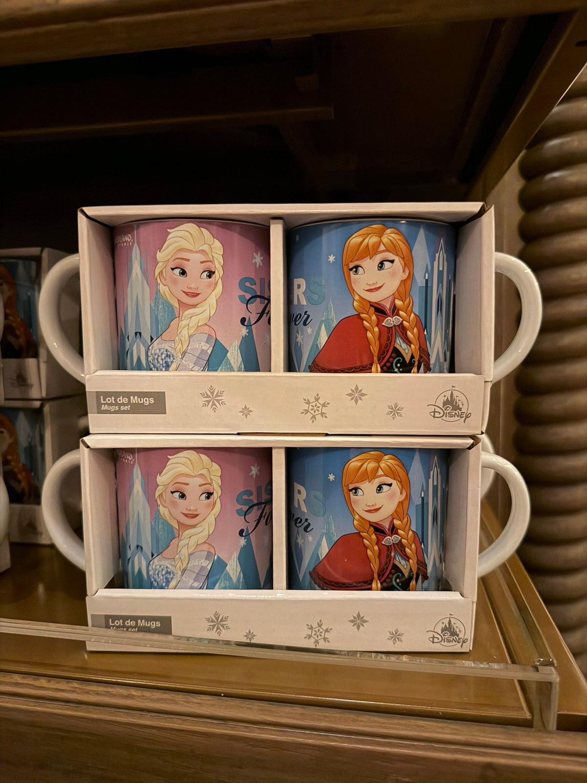 キッズ・ファミリー TheHappinessYearDeluxe/Disney DLP - 2026 World of Frozen x Elsa & Anna Mugs Set of 2 — USShoppingSOS