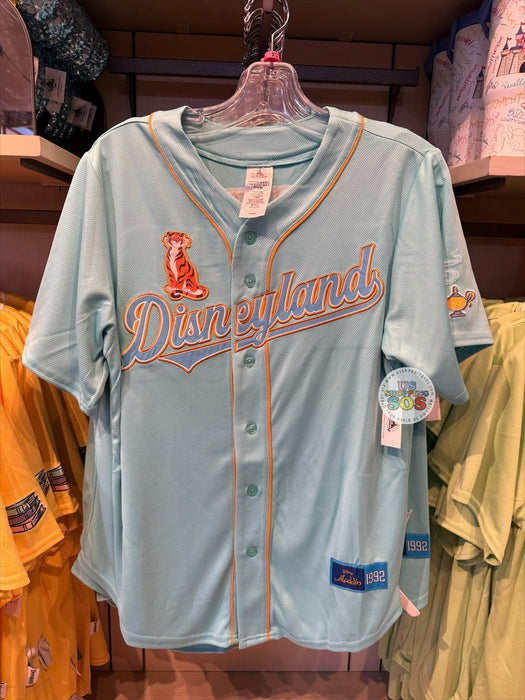 DLR/WDW - Aladdin Jasmine Park Logo Turquoise Baseball Jersey (Adult)