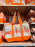 DLR/WDW - Logo Mania 2026 Park Hopper - Bright Orange Park Logo Canvas Tote Bag