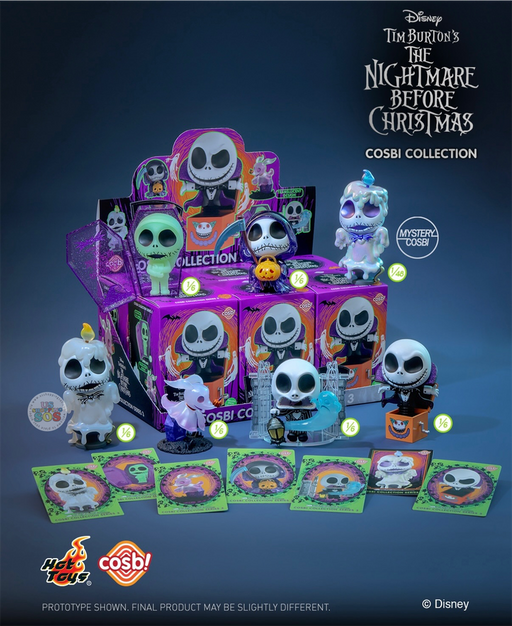 Hot Toy Cosbi - Hot Toy Cosbi - The Nightmare Before Christmas Mystery Figure Box Series 3 (Release Date: Sept 29, 2025)