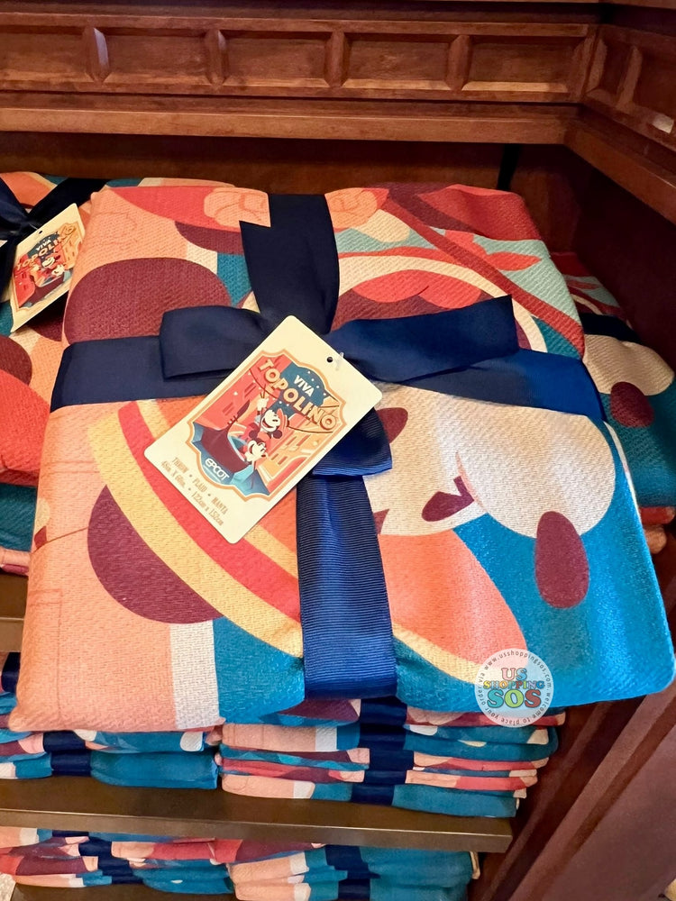 WDW - Epcot World Showcase Italy - Mickey & Minnie Blanket Throw 48” x 60”