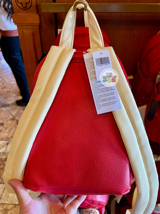 WDW - Epcot World Showcase Italy - Minnie Me Time 2025 - Red Synthetic Leather Pearl Backpack