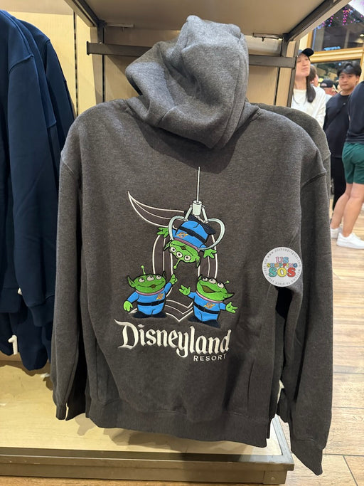 DLR/WDW - Toy Story 2026 - Aliens Park Logo Dark Grey Hoodie Pullover (Adult)
