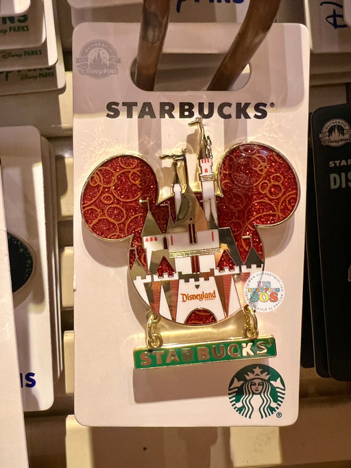 DLR - Starbucks Disneyland Resort Mickey Icon Castle Pin