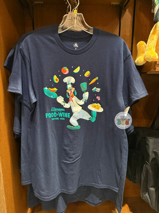 DLR - DCA Food & Wine Festival 2026 - Goofy Chef Dark Navy T-shirt (Adult)