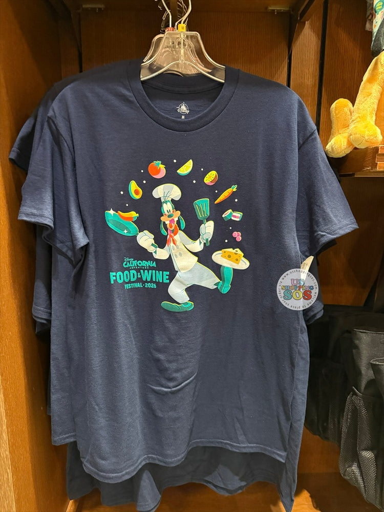 DLR - DCA Food & Wine Festival 2026 - Goofy Chef Dark Navy T-shirt (Adult)