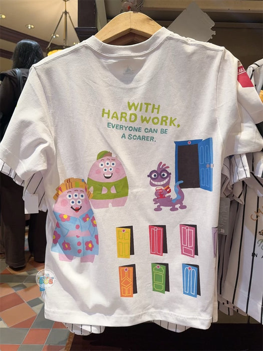 HKDL - Monster University Family T Shirt for Adults (Color: White)