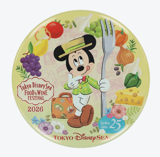 TDR - 2026 Food and Wine Festival Collection x Mickey Mouse Button Badge (Release Date: Apr 8, 2026)