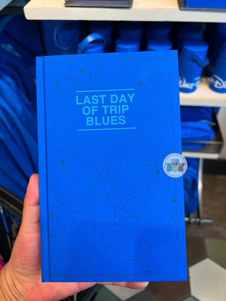 DLR/WDW - Logo Mania 2026 Last Day of Trip Blues - Cobalt Blue Notebook