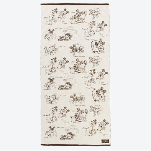 TDR - Sketches of Disney Friends Collection x Mickey Bath Towel