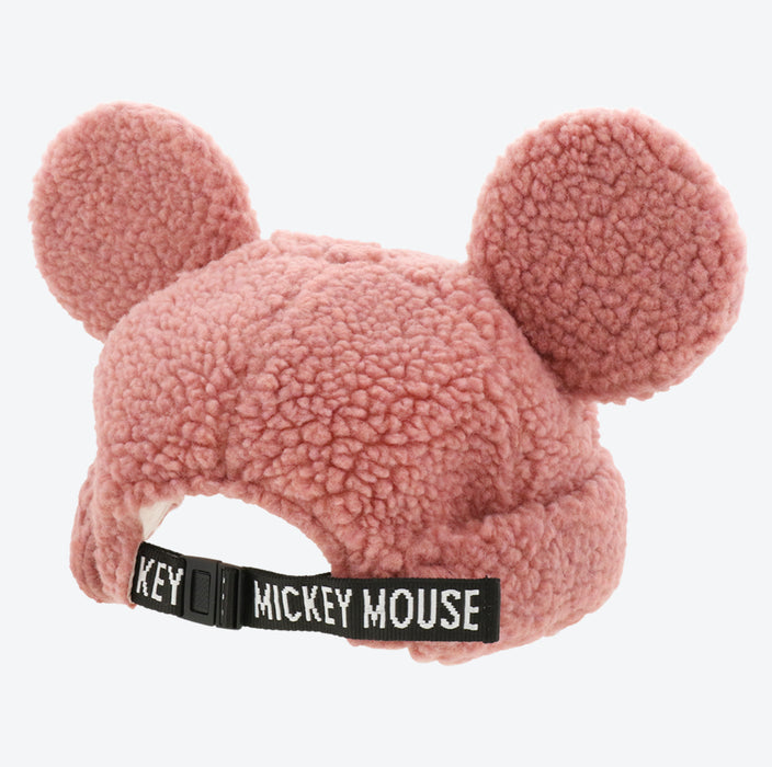 TDR - Fluffy Fluffy Warm Goods x Mickey Mouse Faux Sherpa Hat with Ear (Color: Pink) (Release Date: Oct 26)