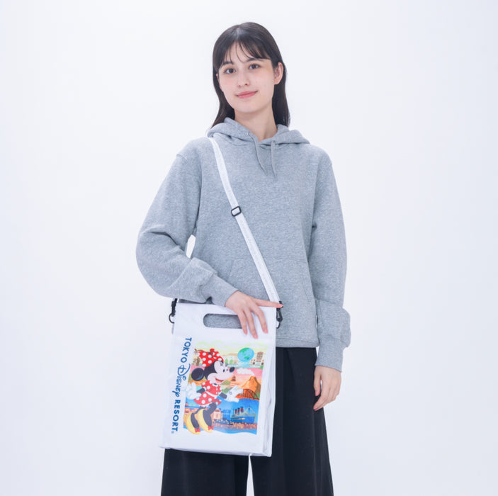 TDR - Tokyo Disney Resort "Shopping Bag Design" Mickey & Minnie Mouse Shoulder Bag (Release Date: Sept 21)