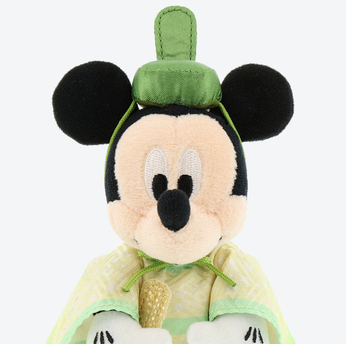 TDR - Mickey & Minnie Mouse Kimono Japan Traditional Clothings Plush Keychains Set