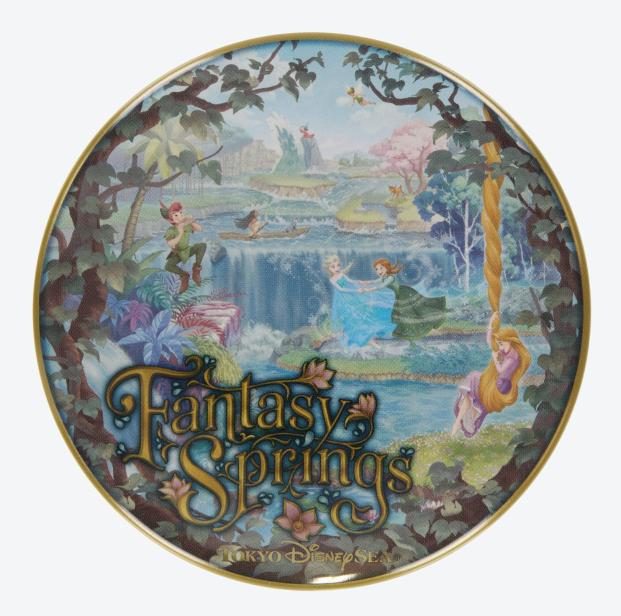 TDR - Fantasy Springs Theme Collection x Button Badge
