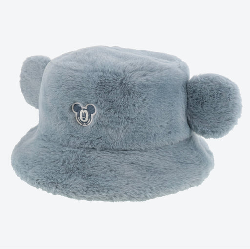 TDR - Fluffy Fluffy Warm Goods x Fluffy Boa Mickey Mouse Bucket Hat with Ear (Color: Blue)