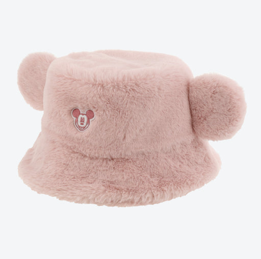TDR - Fluffy Fluffy Warm Goods x Fluffy Boa Mickey Mouse Bucket Hat with Ear (Color: Red)