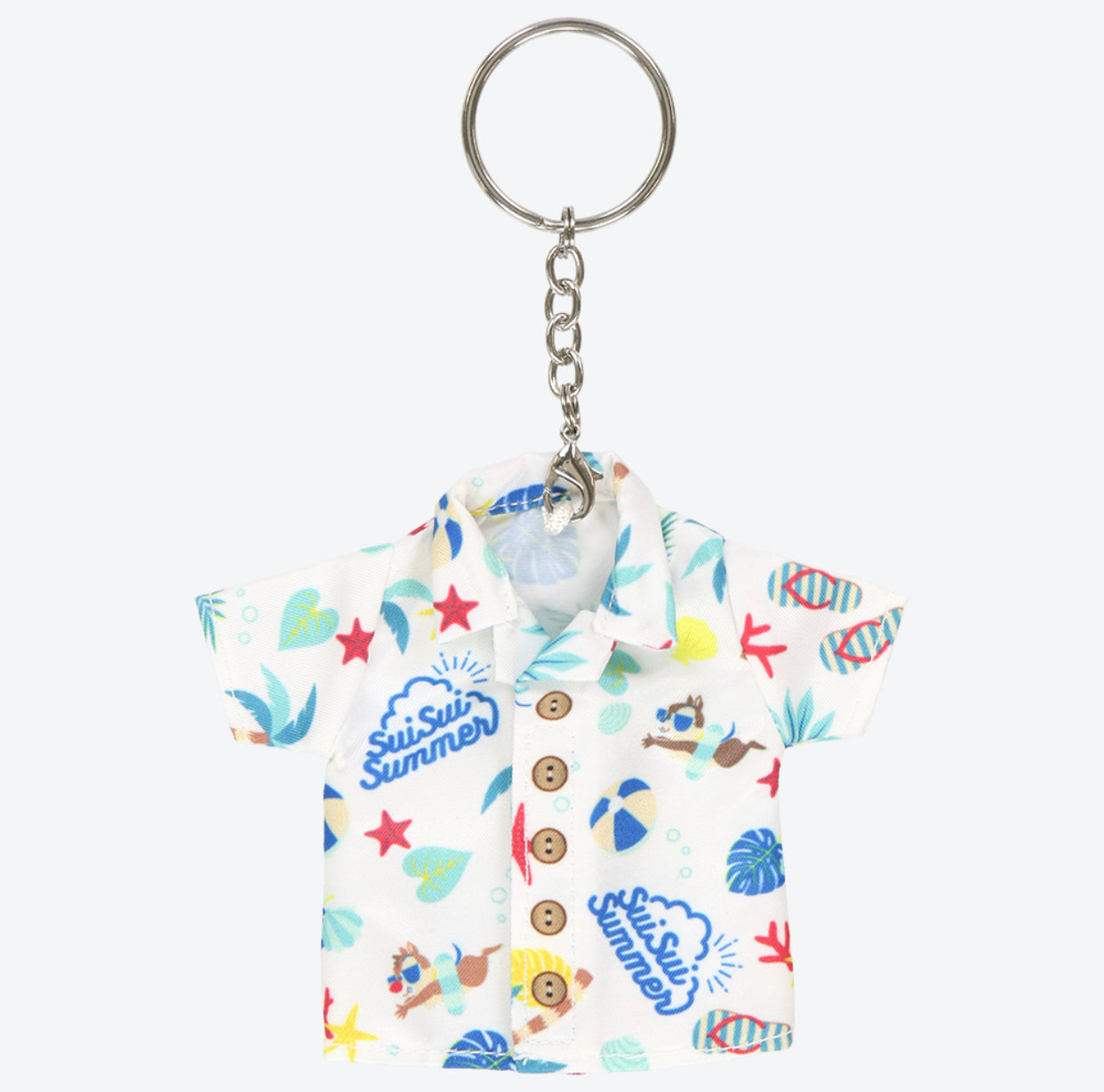 TDR - Sui Sui Summer Collection x Mickey & Friends T Shirt Shaped Keychain (Release Date: June 13, 2024)