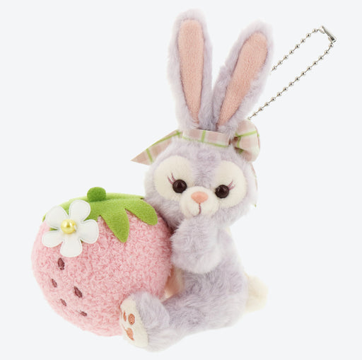 TDR - Duffy & Friends "Heartfelt Strawberry Gift" Collection x StellaLou "Hugging Strawberry" Plush Keychain (Release Date: Jan 15)