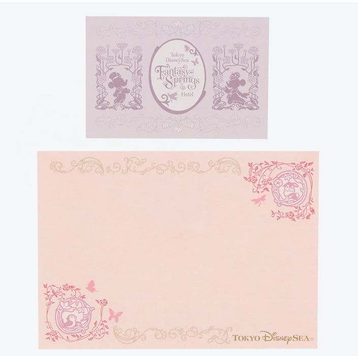 TDR - Fantasy Springs “Tokyo DisneySea Fantasy Springs Hotel” Collection x Mickey & Minnie Mouse Letter Set (Release Date: May 28)