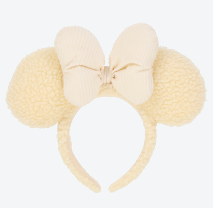 TDR - Fluffy Minnie Mouse Ear Headband (Color: Cream) (Release Date: Nov 16)