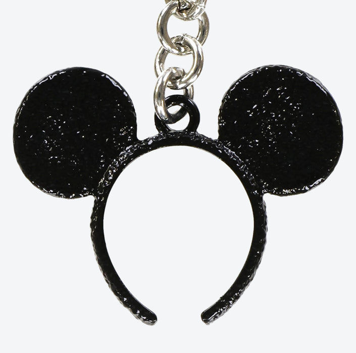 TDR - Mickey & Minnie Mouse "Sparkly" Headband Shaped Keychains Set (Release Date: Nov 16)