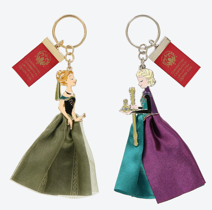 TDR - Fantasy Springs Anna & Elsa Frozen Journey Collection x Anna & Elsa Keychains Set