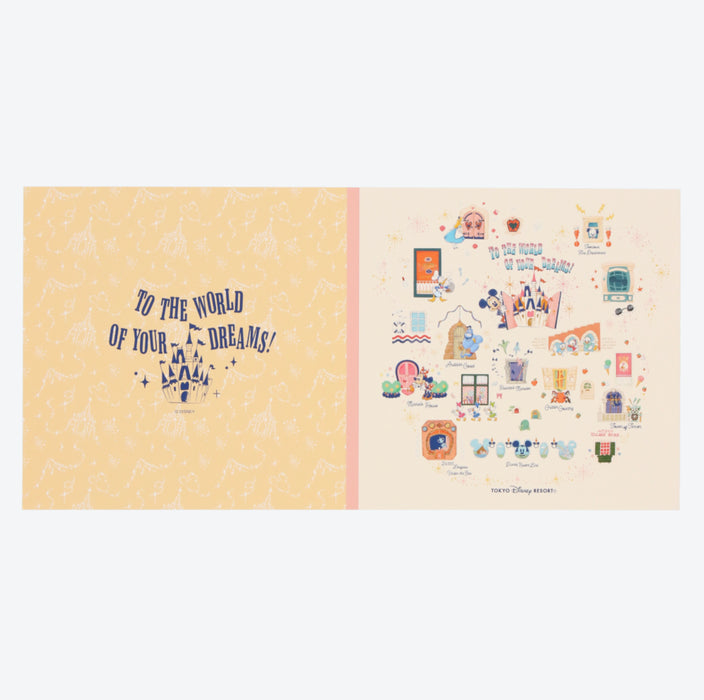 TDR - To the World of Your Dream Collection x Mickey & Friends Sticky Note Booklet (Release Date: Oct 12)