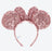 TDR - Minnie Mouse "Sparkling Pink" Sequin Bow Ear Headband (Release Date: Oct 26)