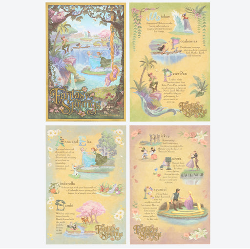 TDR - Fantasy Springs Theme Collection x Post Cards Set