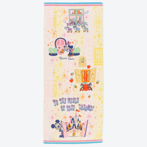 TDR - To the World of Your Dream Collection x Mickey & Friends Face Towel (Release Date: Oct 12)