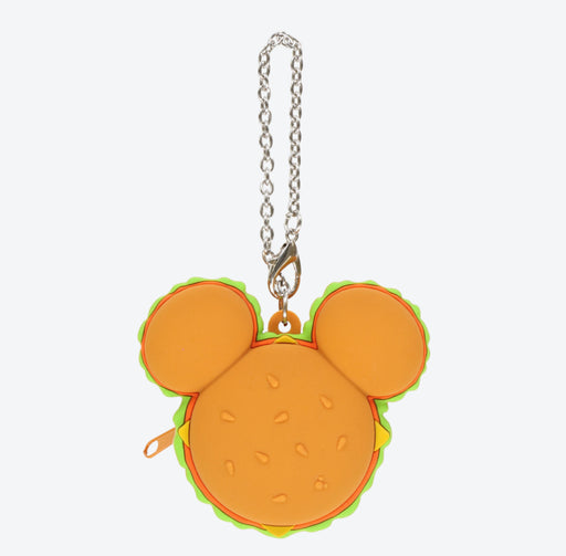 TDR - Mickey Hamburger Squishy Silicone Coin Purse & Keychain