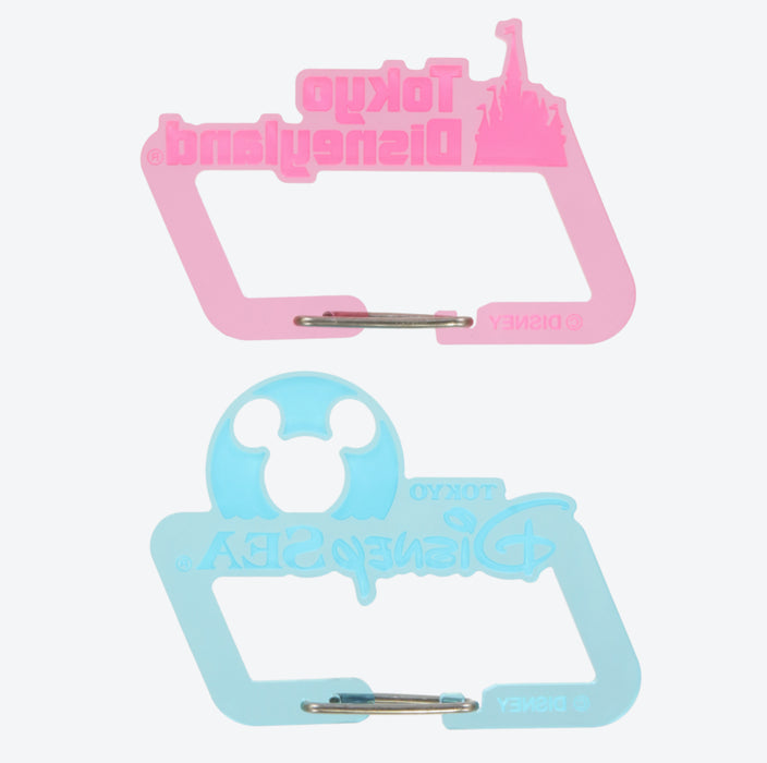 TDR - Tokyo Disneyland & Tokyo Disney Sea Logo Carabiners Set (Release Date: Dec 14)