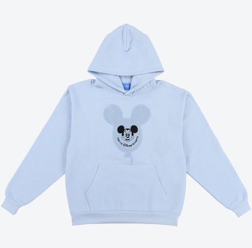 TDR - Happiness in the Sky Collection x Mickey Mouse Embroidery Balloon Pullover Hoodies for Adults (Color: Baby Blue)